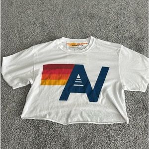 Cropped Women’s Aviator Nation T-Shirt